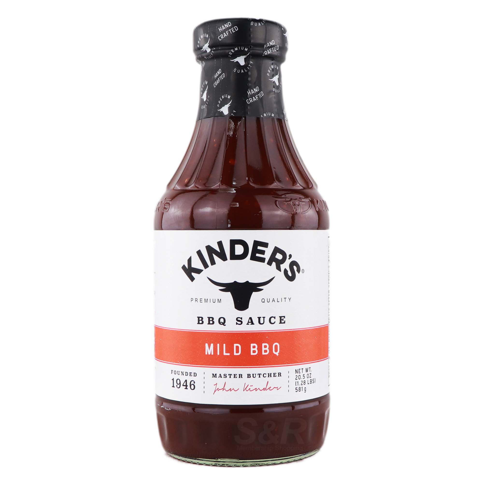 Kinder's Premium Quality BBQ Sauce Mild BBQ 581g Kinder's Premium Quality BBQ Sauce Mild BBQ 581g